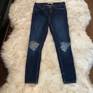 Free People Busted Knee Jeans